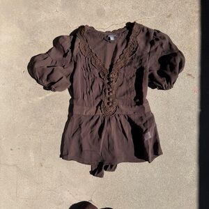 Y2K Mesh Baby Doll Top